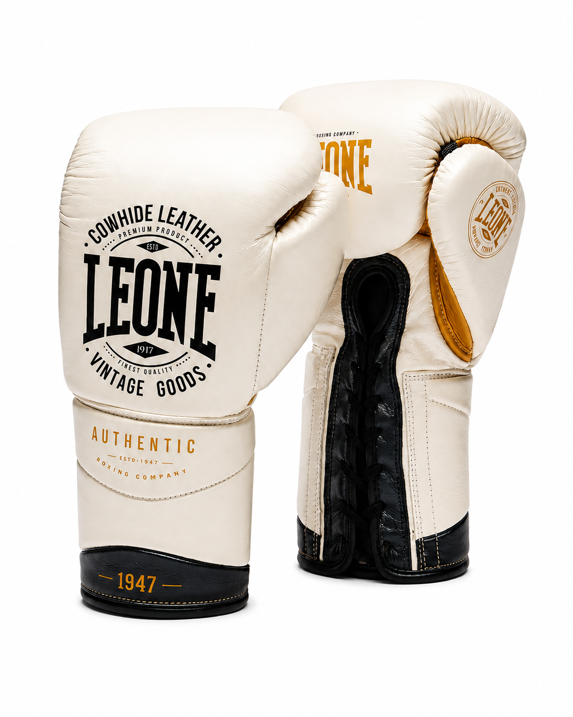 Guantes de Boxeo Leone 1947 Authentic 2 – Blanco Marfil